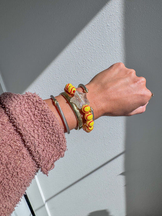 Softball Star Gameday stretch bracelet
