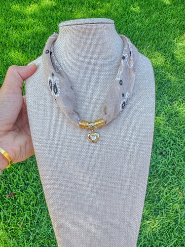 Signed Lady Rare vintage pendant necklace