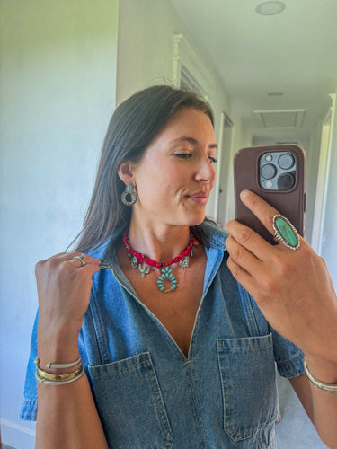 Dirt Road Jams western flair bandana charm necklace