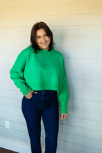 Load image into Gallery viewer, Give me a Call sweater in green