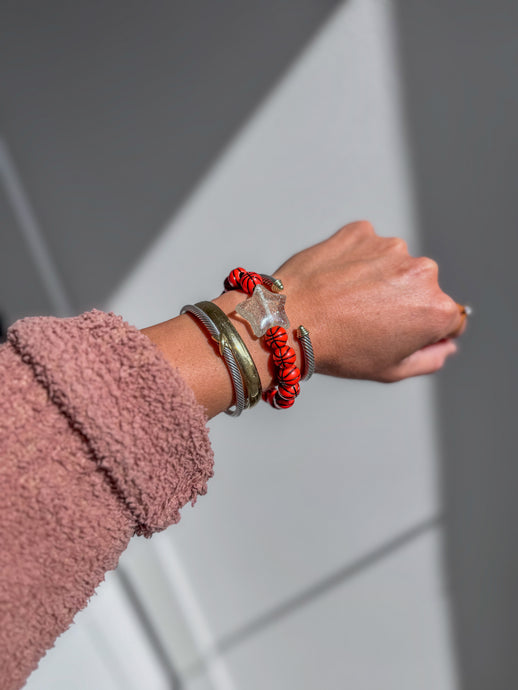 Basketball Gameday stretch bracelet