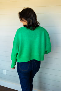 Give me a Call sweater in green