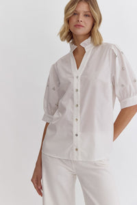 The Elevated White button up