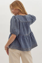 Load image into Gallery viewer, Darling denim top