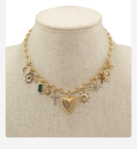 Lovely Girl charm necklace