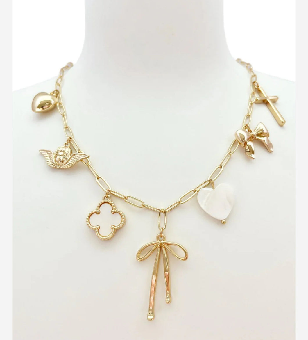 The Stella charm necklace