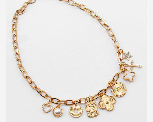 Precious Luck charm necklace