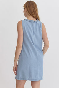 Loveliest Feeling denim dress