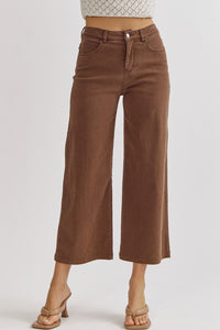 Stevie Wide leg pants in brown