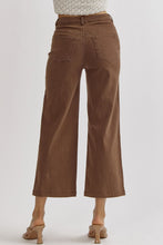 Load image into Gallery viewer, Stevie Wide leg pants in brown