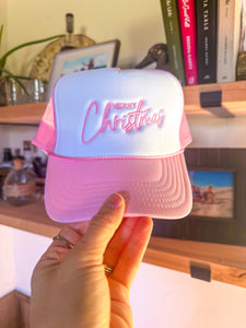 Christmas trucker hats