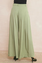 Load image into Gallery viewer, Sage green high waisted pants