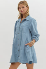 Load image into Gallery viewer, Roam Freely denim dress