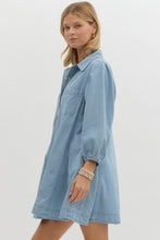 Load image into Gallery viewer, Roam Freely denim dress