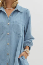 Load image into Gallery viewer, Roam Freely denim dress