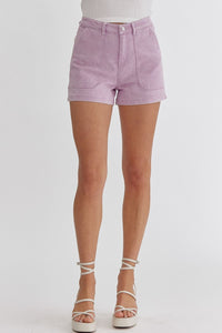 The Charlotte shorts in lavender