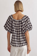 Load image into Gallery viewer, Gingham love top