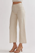 Load image into Gallery viewer, Stevie wide leg pants in cream